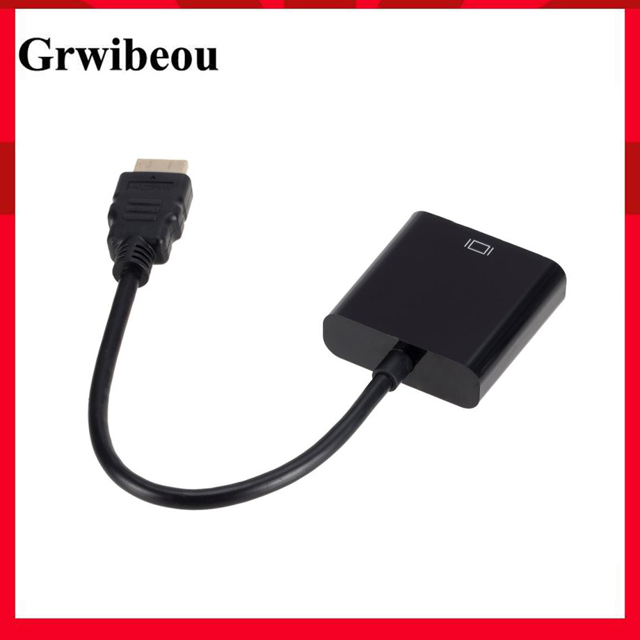 Hdmi Vga Adapter - Grwibeou HD 1080P HDMI Ke VGA