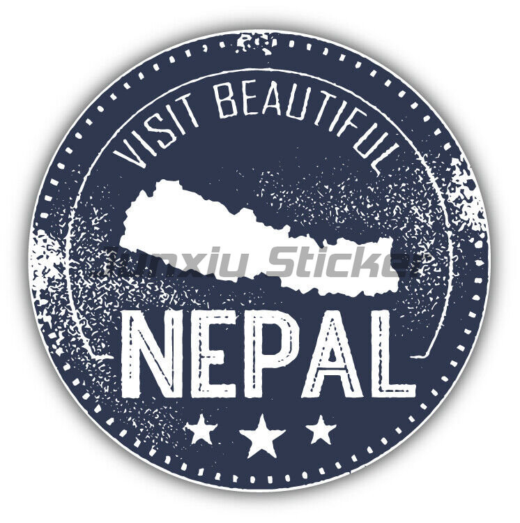 Laptop Accessories Nepal - Stiker Vinyl Bendera Nepal untuk Bumper,