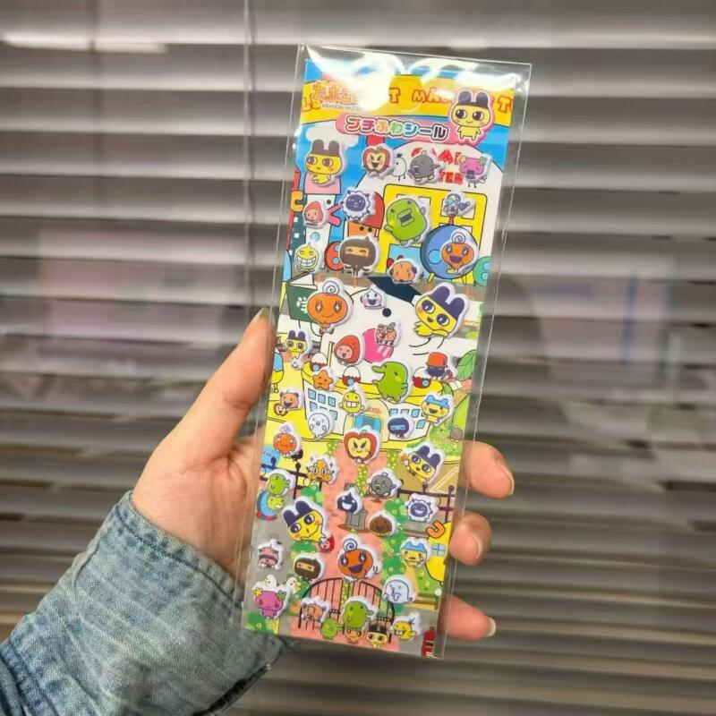 Laptop Accessories Case - 6 Buah Stiker Gelembung Kartun Tamagotchi