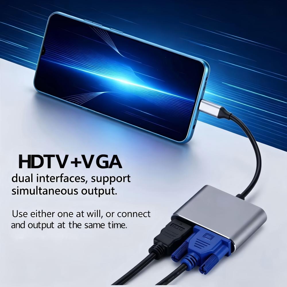 Adaptor USB 3.0/TYPE-C ke HDMI - Hdmi Vga Adapter ulasan dan harga