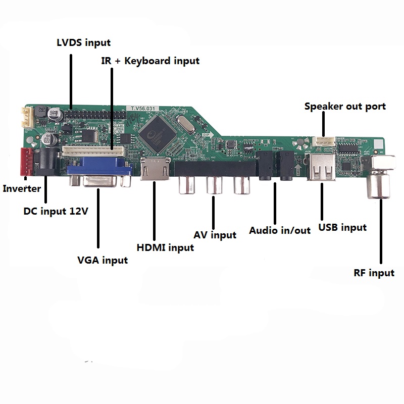 Kit Papan Pengontrol TV56 deng - Hdmi Vga Adapter ulasan dan harga