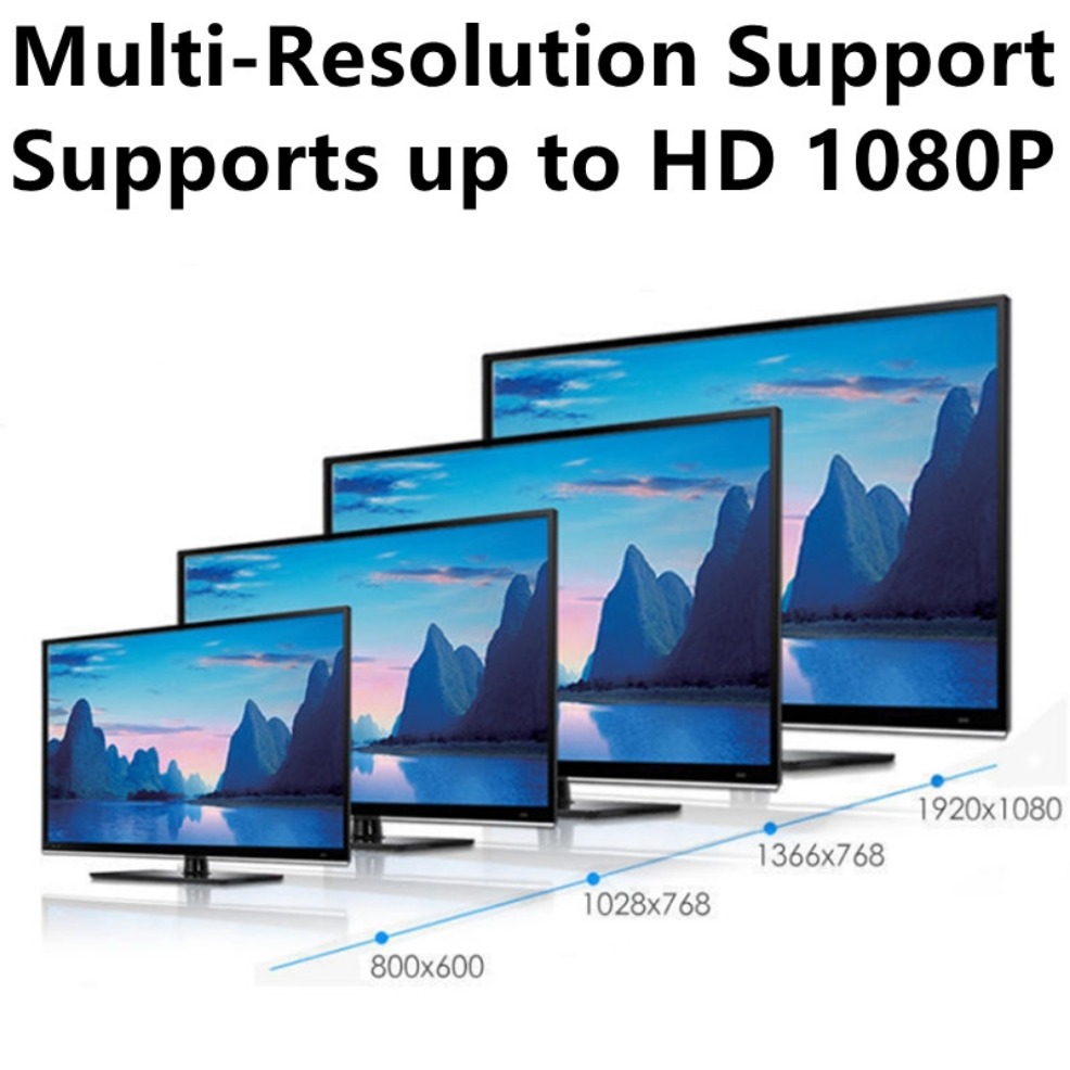 Adaptor konverter VGA ke HDMI, - Hdmi Vga Adapter ulasan dan harga