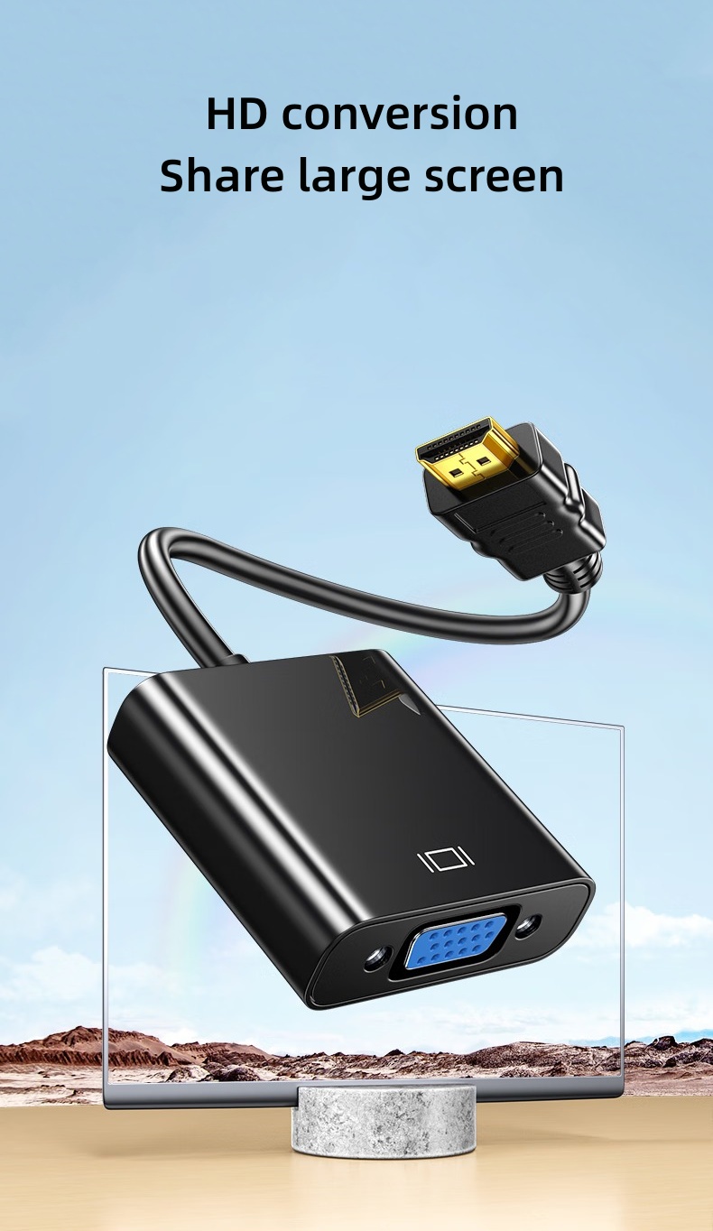 Kabel Konverter Video DT-2903  - Hdmi Vga Adapter ulasan dan harga