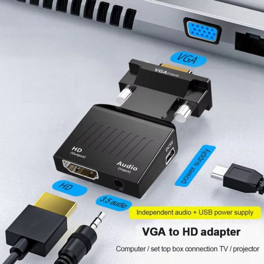 Konverter Kompatibel dengan VG - Hdmi Vga Adapter ulasan dan harga