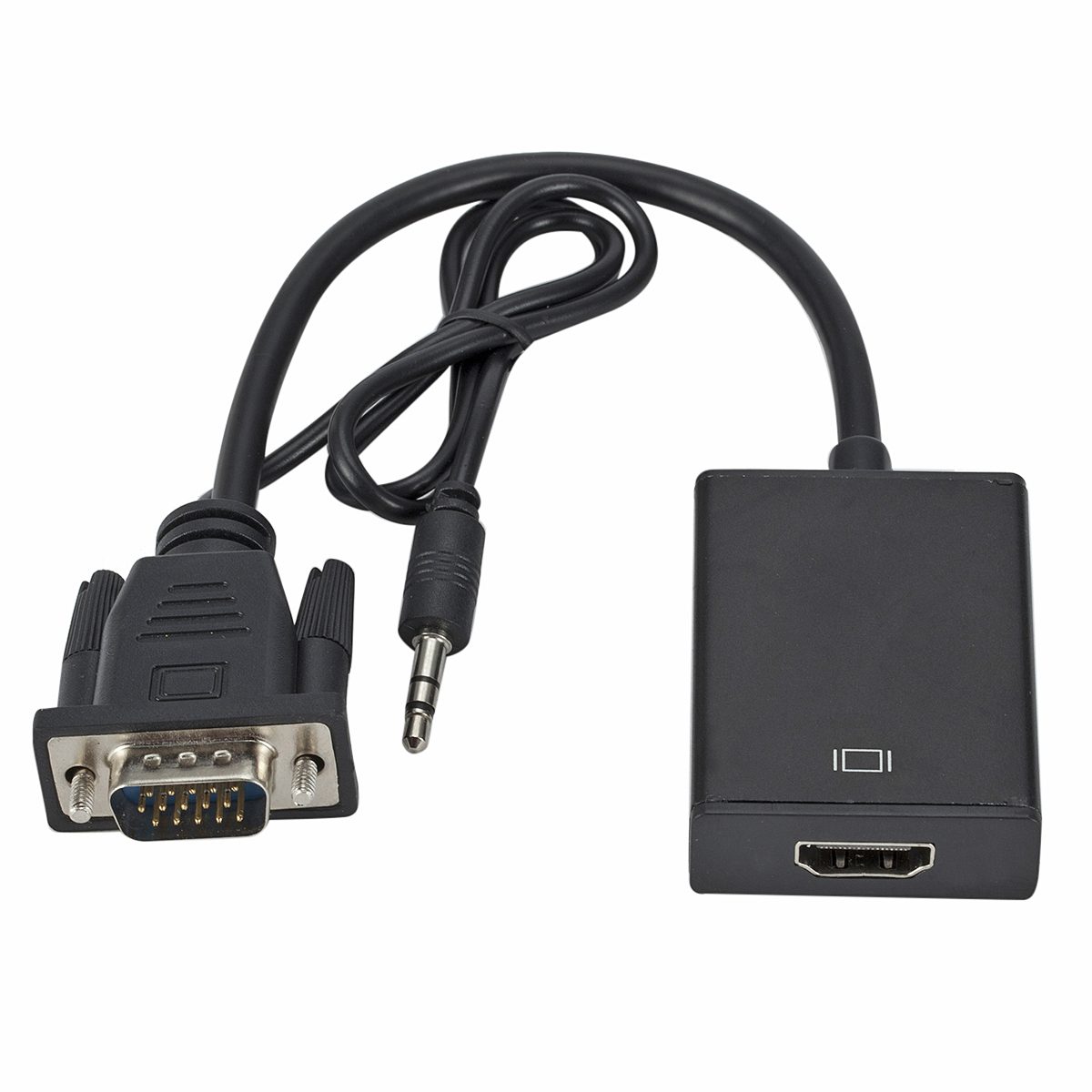 Adaptor VGA ke HD 1080P, denga - Hdmi Vga Adapter ulasan dan harga