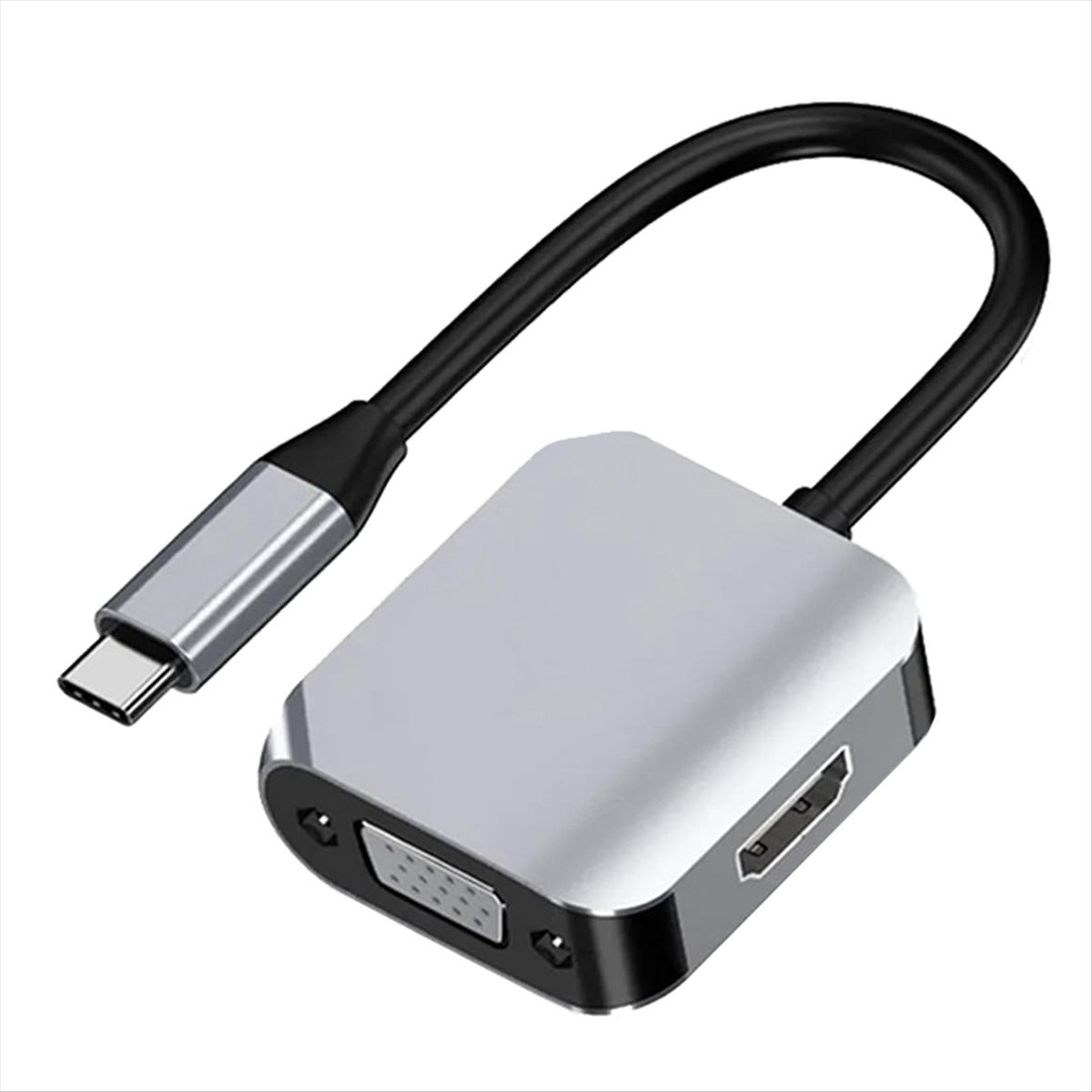 *A14E USB C Docking Station, 2 - Hdmi Vga Adapter ulasan dan harga