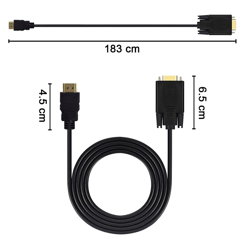 Kabel adaptor laki-laki, konve - Hdmi Vga Adapter ulasan dan harga