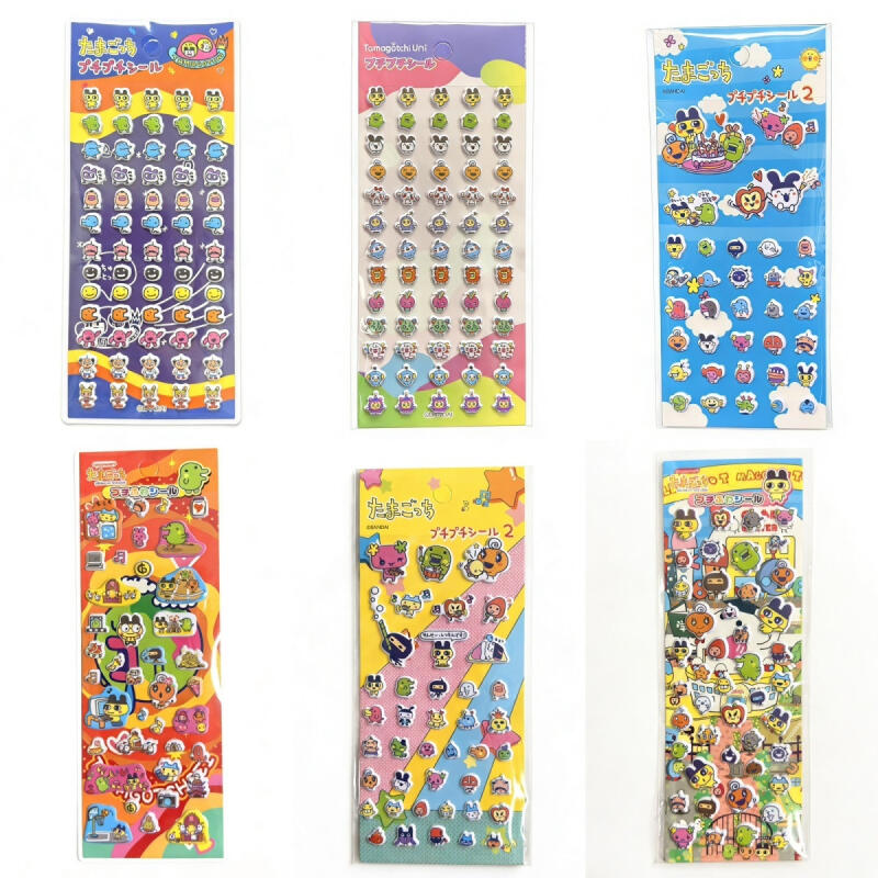 6 Buah Stiker Gelembung Kartun - Laptop Accessories Case ulasan dan harga