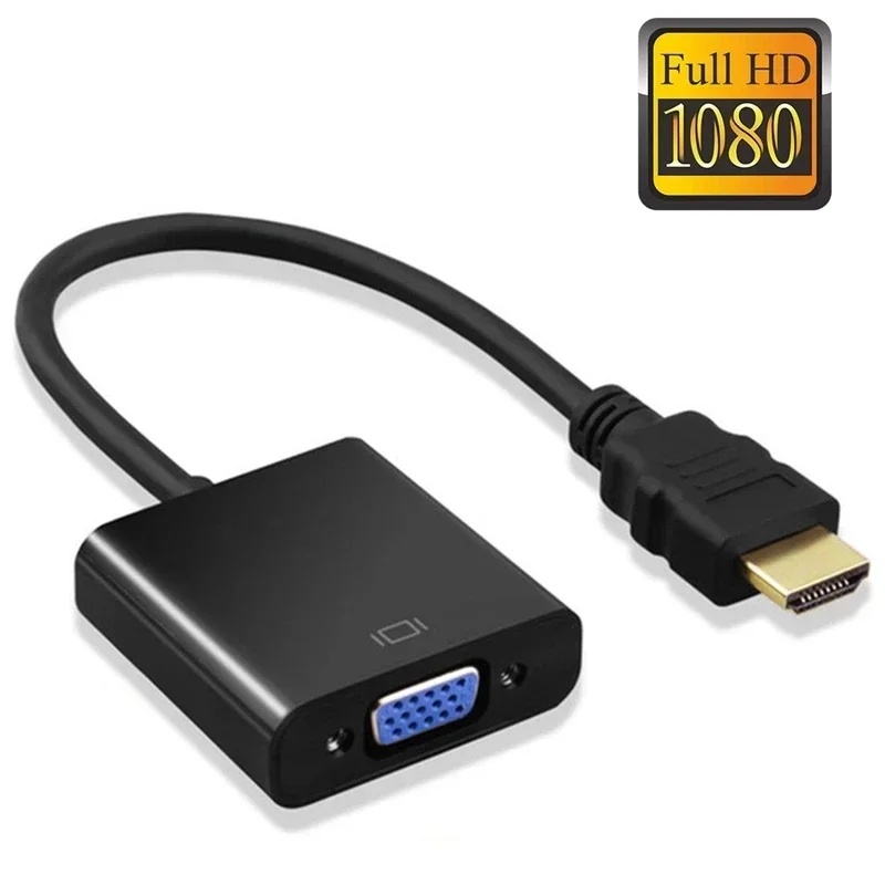 Konverter Kabel HDMI ke VGA HD - Hdmi Vga Adapter ulasan dan harga