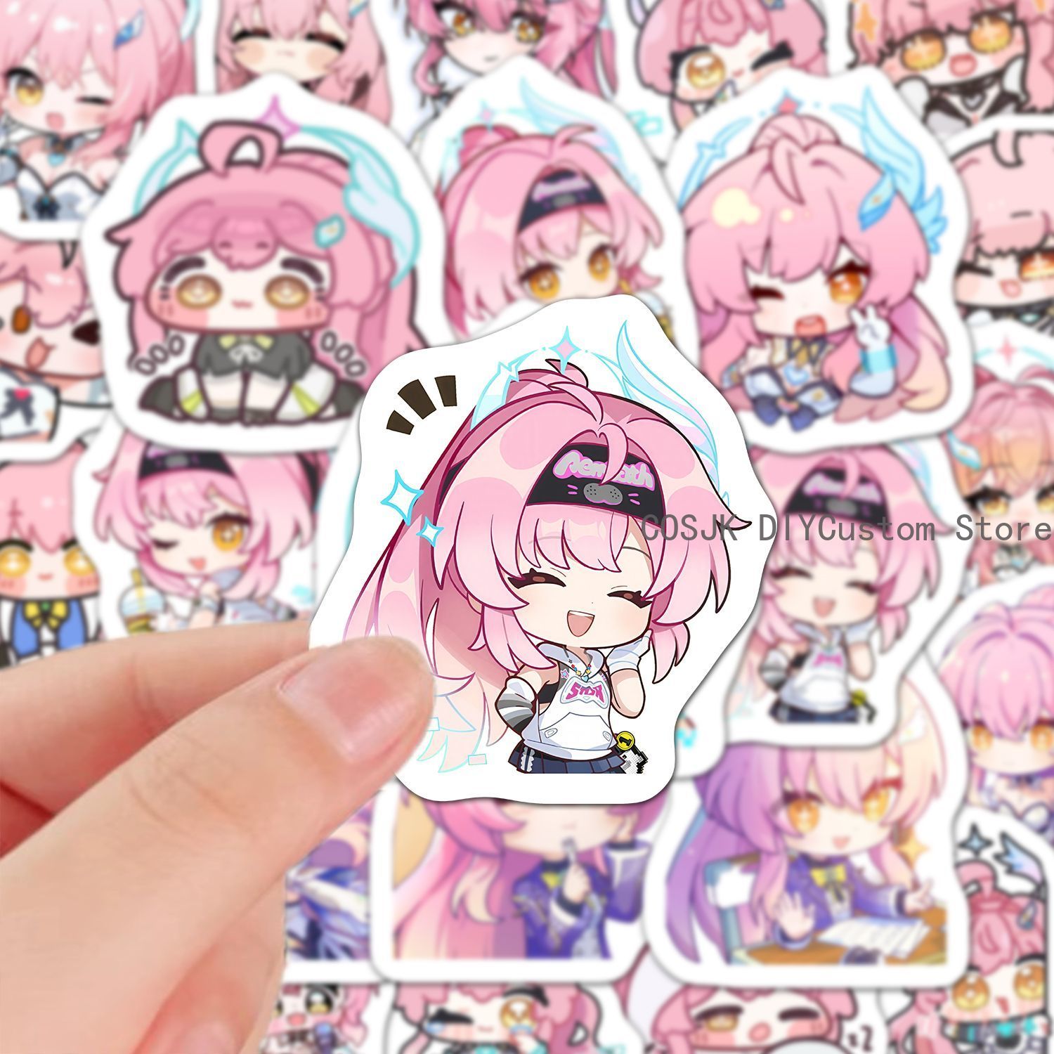 60 Buah Stiker Anime Versi Q G - Laptop Accessories For Students ulasan dan harga